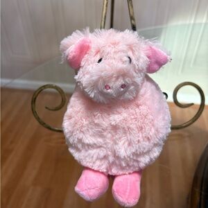 Giftable  Pig 🐷  Ball Body Very Solf Toy Clinker & Squeaker  9”